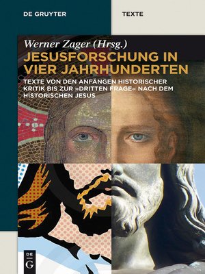 cover image of Jesusforschung in vier Jahrhunderten